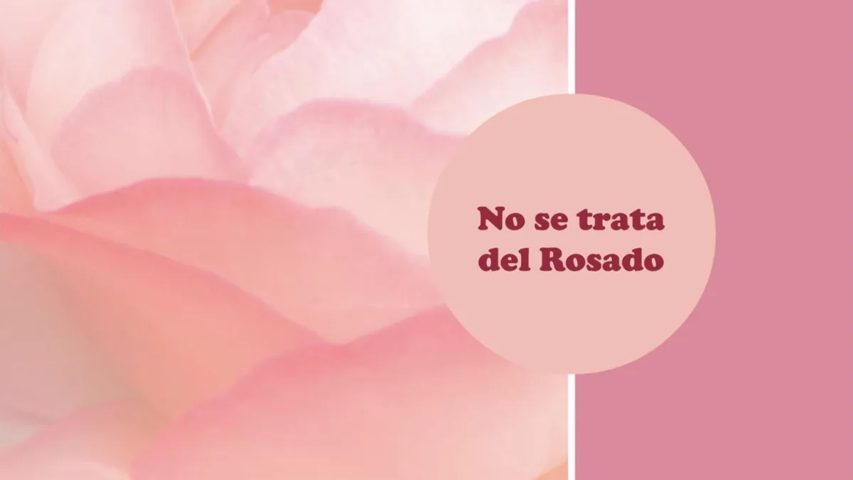 No se trata del rosado